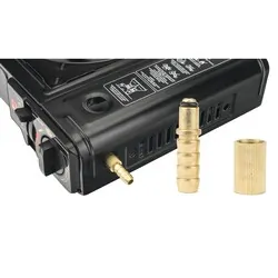 Kuchenka turystyczna gazowa jednopalnikowa 2w1 Silver BDZ-155-A