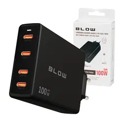 Ładowarka sieciowa GAN USB-Cx4 PD 100W - czarna
