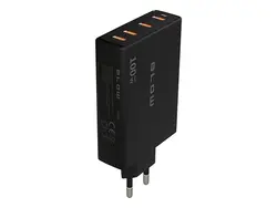 Ładowarka sieciowa GAN USB-Cx4 PD 100W - czarna