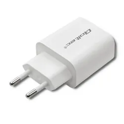 Ładowarka sieciowa Qoltec 18W 5-12V 1.5-3A USB QC 3.0   USB-C PD - biała