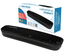 Laminator do dokumentów A4 Esperanza ETERNITY dwa rodzaje laminacji na zimno i na gorąco