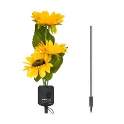 Lampa ogrodowa ozdobne ogrodowe lampki solarne Rebel słonecznik