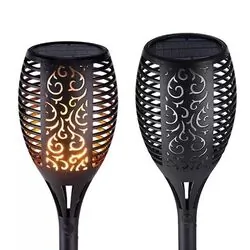 Lampa ogrodowa solarna LTC pochodnia 33xLED 90lm zestaw 2 szt