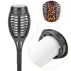 Lampa ogrodowa solarna pochodnia LED LTC zestaw 4 szt