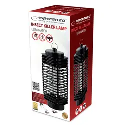 Lampa owadobójcza Esperanza Eliminator na muchy ćmy komary