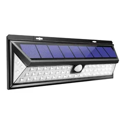 Lampa ścienna solarna LED LTC 24W z czujnikiem ruchu i zmierzchu
