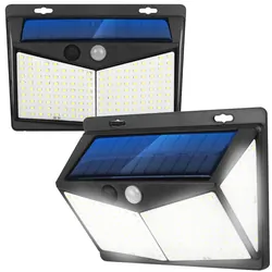 Lampa ścienna solarna LED LTC 40W z czujnikiem ruchu i zmierzchu