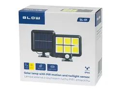 Lampa ścienna solarna regulowana LED BLOW SL-01 z czujnikiem ruchu i zmierzchu