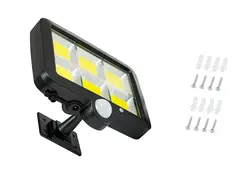 Lampa ścienna solarna regulowana LED BLOW SL-01 z czujnikiem ruchu i zmierzchu