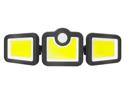 Lampa ścienna solarna regulowana LED LTC 20W z czujnikiem ruchu i zmierzchu + pilot