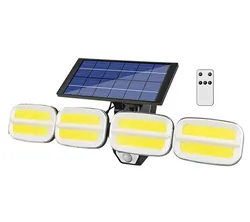 Lampa ścienna solarna regulowana LED LTC 40W z czujnikiem ruchu i zmierzchu