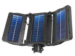 Lampa ścienna solarna regulowana LED W786-6 18xCOB 600W z czujnikiem ruchu i zmierzchu + pilot
