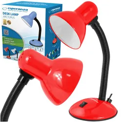 Lampka biurkowa E27 Esperanza ARCTURUS - czerwona
