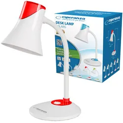 Lampka biurkowa E27 Esperanza POLARIS - czerwona