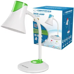 Lampka biurkowa E27 Esperanza POLARIS - zielona