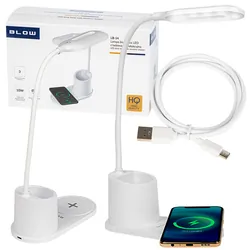 Lampka biurkowa LED BLOW LB-14 z ładowarką indukcyjną