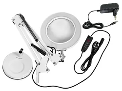 Lampka biurkowa LED z lupą BLOW LB-23 biała
