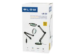 Lampka biurkowa LED z lupą BLOW LB-23 biała