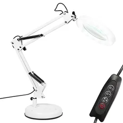 Lampka biurkowa LED z lupą BLOW LB-23 biała