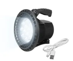Latarka ręczna szperacz LTC 168xLED 1600lm + 30xSMD 300lm + stroboskop akumulator 7500mAh