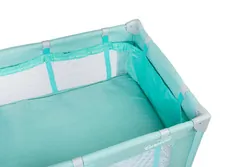 Łóżeczko turystyczne Caretero BASIC PLUS kojec + torba - mietowe