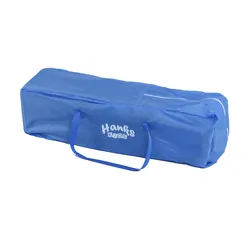 Łóżeczko turystyczne kojec Handkids Simple + torba + moskitiera - niebieskie