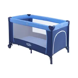 Łóżeczko turystyczne kojec Handkids Simple + torba + moskitiera - niebieskie