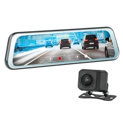 Lusterko samochodowe Peiying Basic L200 z rejestratorem 4K   kamera cofania