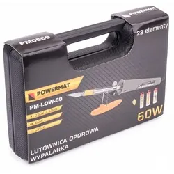 Lutownica oporowa wypalarka Powermat PM-LOW-60   zestaw grotów