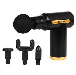 Masażer pistolet do masażu mięśni BLOW Wave 3000   4 głowice