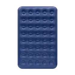 Materac dmuchany dwuosobowy do spania 186 x 130cm Rebel   pompka
