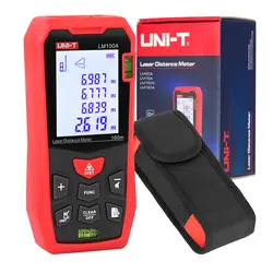 Miernik dalmierz laserowy LM100A  100 metrów zasilany baterią   baterie   etui