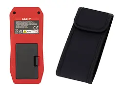 Miernik dalmierz laserowy LM100A  100 metrów zasilany baterią   baterie   etui