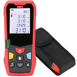 Miernik dalmierz laserowy LM80  80 metrów zasilany baterią + baterie + etui