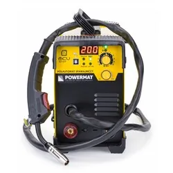 Migomat spawarka inwerterowa 200A Powermat PM-IMGT-200L duży zestaw