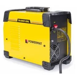 Migomat spawarka inwerterowa 200A Powermat PM-IMGT-200L duży zestaw