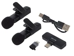 Mikrofon bezprzewodowy do smartfona USB-C BLOW zestaw 2 szt