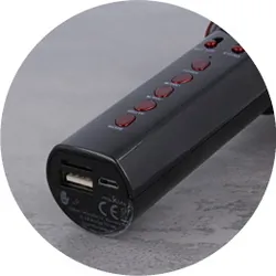Mikrofon z głośnikiem bluetooth dla dzieci Forever Animal małpka - czarny - AMS-100 - PROMOCJA