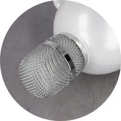 Mikrofon z głośnikiem bluetooth dla dzieci Forever Animal małpka - srebrny/biały - AMS-100