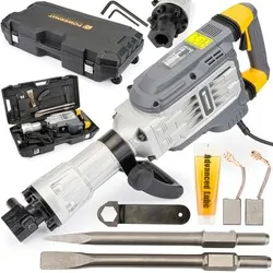 Młot udarowy wyburzeniowy SDS-HEX 3300W Powermat PM-MWB-3300M   walizka na kółkach