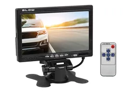 MONITOR 7" do kamery cofania LCD TFT Blow z 2 wejściami AV