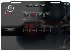 Mysz gamingowa podświetlana Rebeltec HUNTER 2  dla graczy 2750DPI + oprogramowanie