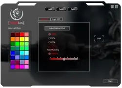 Mysz gamingowa podświetlana Rebeltec HUNTER 2  dla graczy 2750DPI + oprogramowanie
