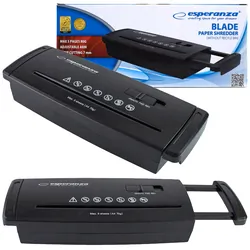 Niszczarka do papieru Esperanza BLADE bez kosza 5 kartek