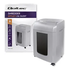 Niszczarka do papieru Qoltec AFFILATI Silent 23L Micro cut