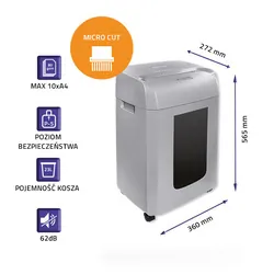 Niszczarka do papieru Qoltec AFFILATI Silent 23L Micro cut