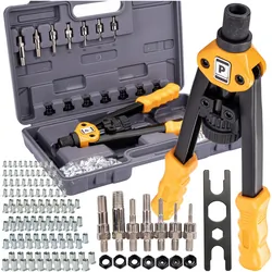 Nitownica ręczna do nitonakrętek M3-M12 Powermat PM-NIR-110SU 125 elementów