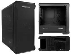 Obudowa do komputera Genesis IRID 503 micro tower USB 3.0   filtry przeciwkurzowe