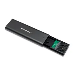 Obudowa kieszeń do dysków M.2 SATA NGFF Qoltec USB-C
