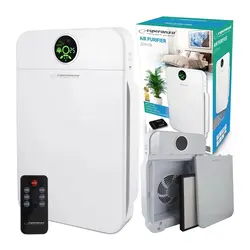 Oczyszczacz powietrza Esperanza ZEPHYR filtr HEPA LCD   pilot